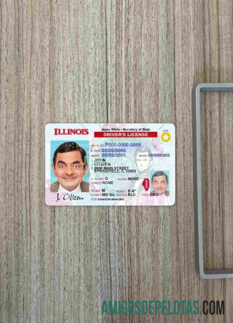 EUA Illinois DL fotovisual frontal amostra